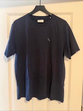 Saturdays New York City Navy Short Sleeve Crew Tee